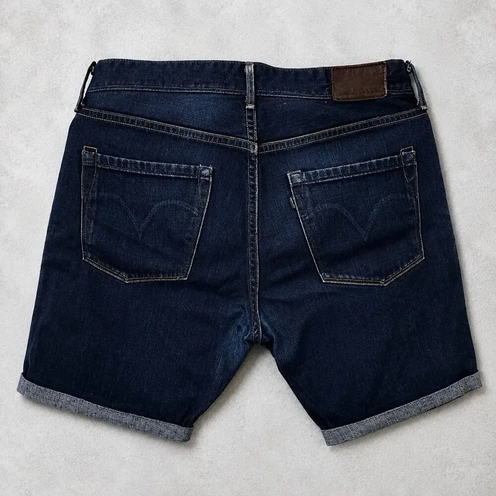 Levi’s Made & Crafted Japanese Selvedge Denim Shorts Tapered Men’s W32 Dark Wash